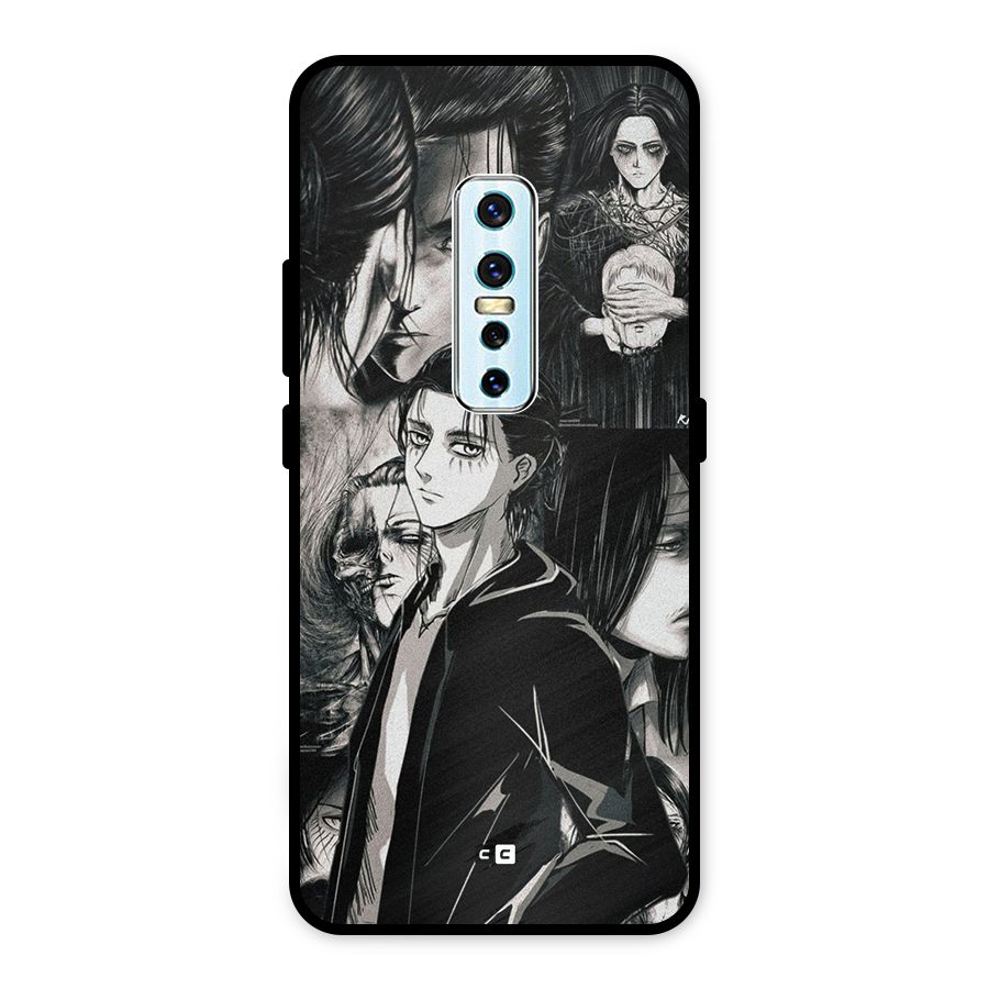 Eren Yeager Titan Metal Back Case for Vivo V17 Pro