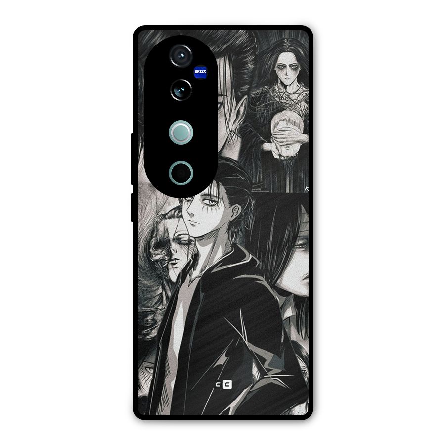 Eren Yeager Titan Metal Back Case for Vivo V40