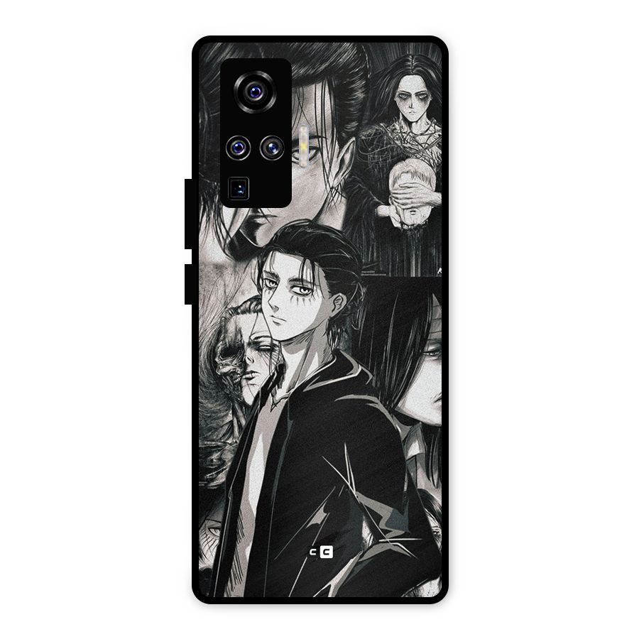 Eren Yeager Titan Metal Back Case for Vivo X50 Pro