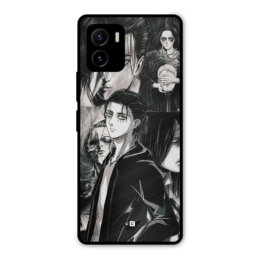 Eren Yeager Titan Metal Back Case for Vivo Y15s
