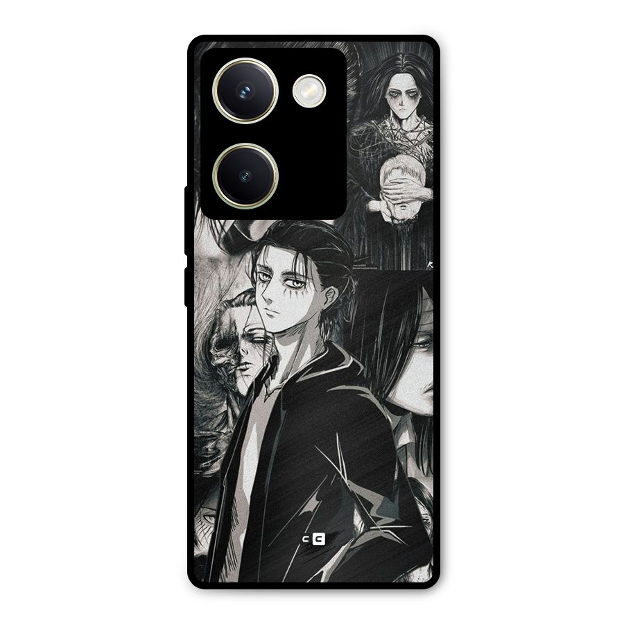 Eren Yeager Titan Metal Back Case for Vivo Y200 Pro