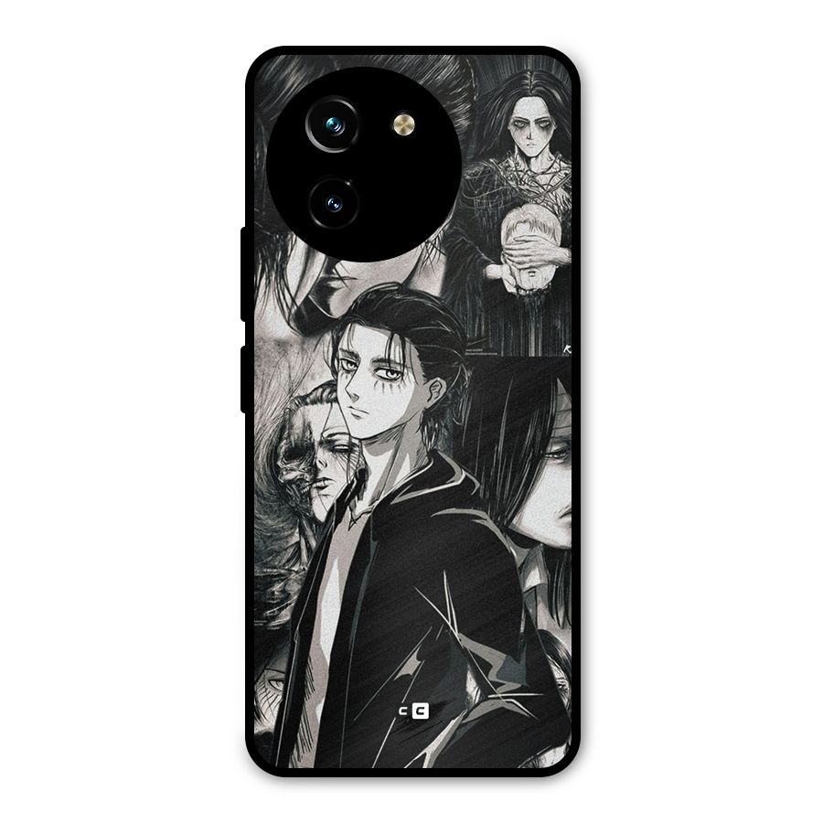 Eren Yeager Titan Metal Back Case for Vivo Y200i