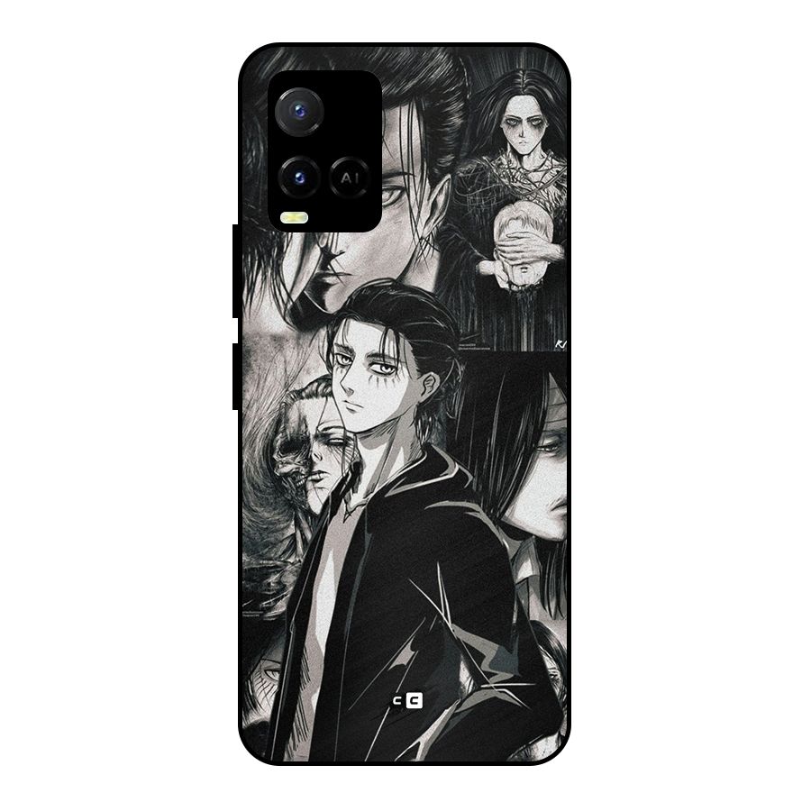 Eren Yeager Titan Metal Back Case for Vivo Y21T