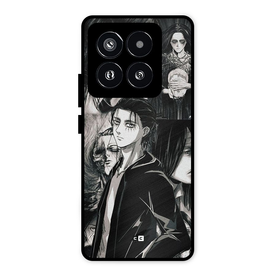 Eren Yeager Titan Metal Back Case for Xiaomi 14 Pro