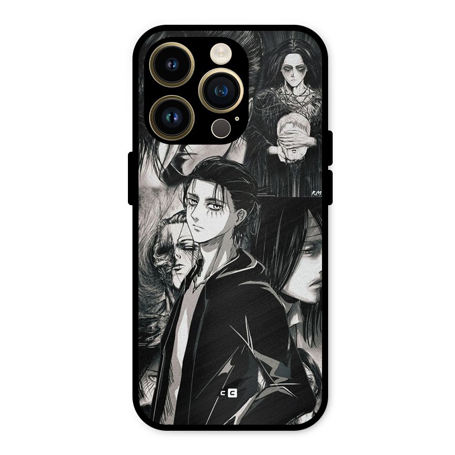 Eren Yeager Titan Metal Back Case for iPhone 14 Pro