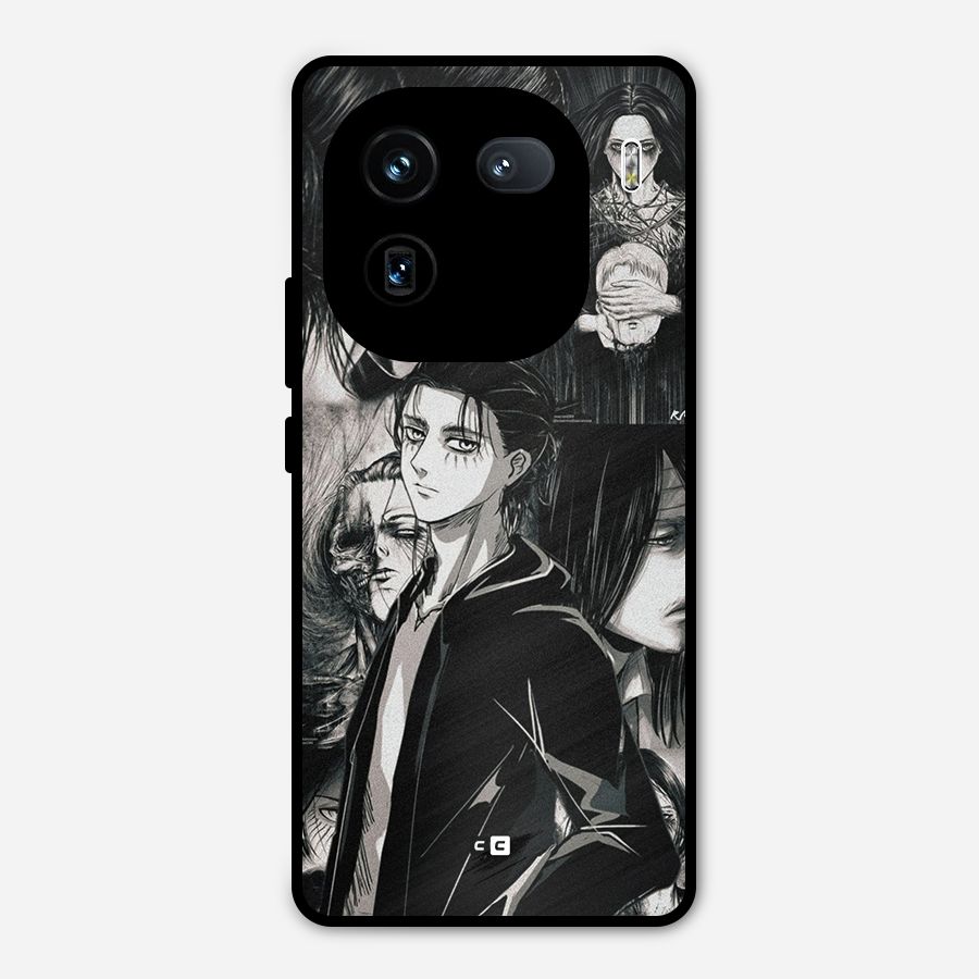 Eren Yeager Titan Metal Back Case for iQOO 12