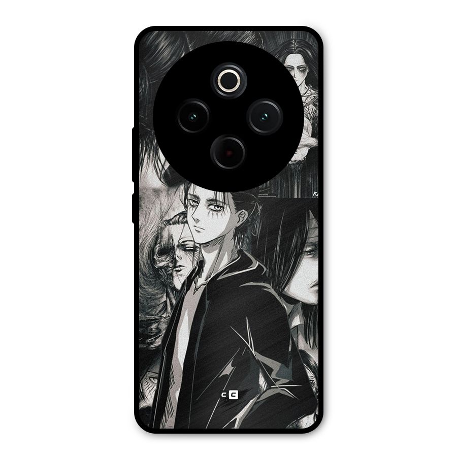 Eren Yeager Titan Metal Back Case for iQOO Z10