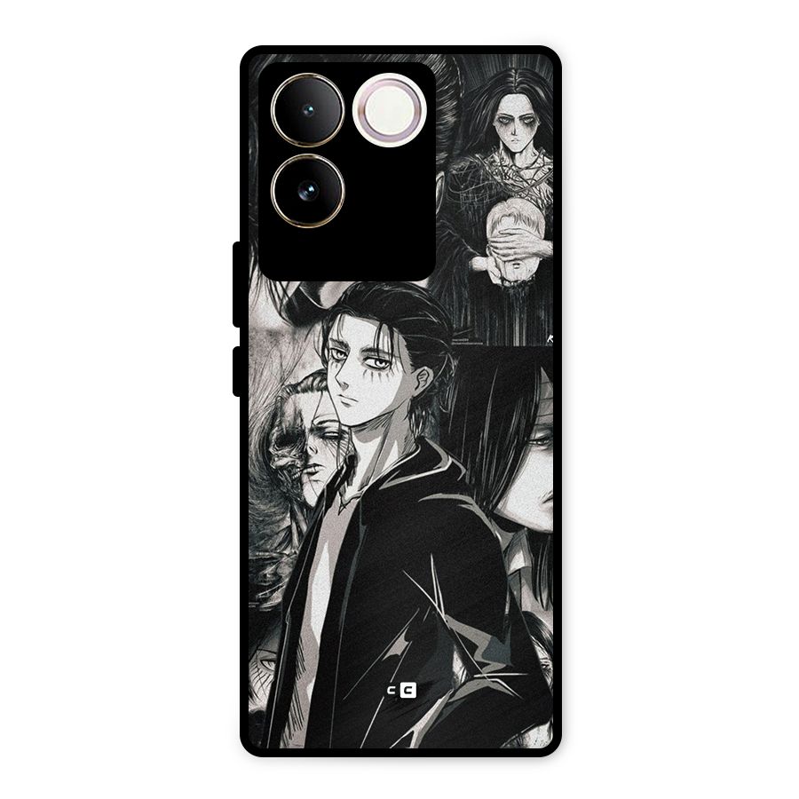 Eren Yeager Titan Metal Back Case for iQOO Z7 Pro