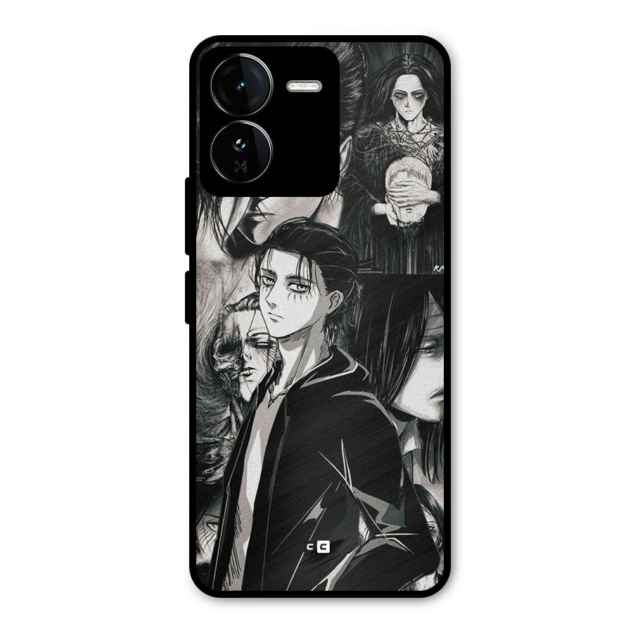 Eren Yeager Titan Metal Back Case for iQOO Z9