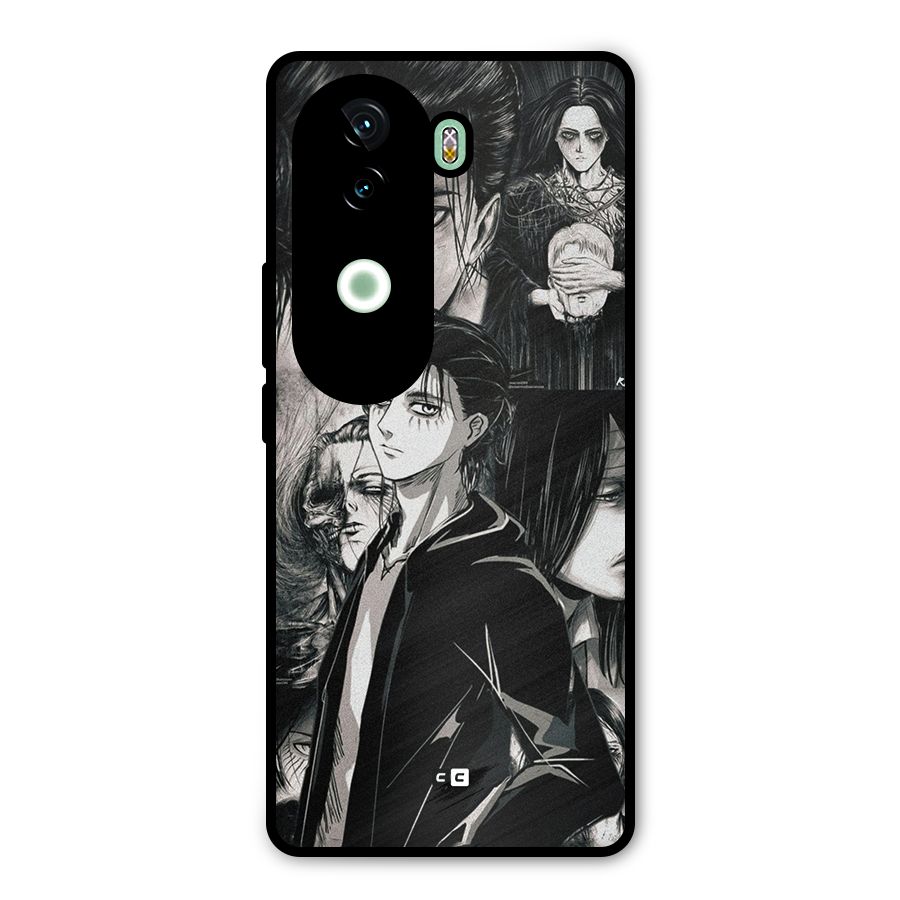 Eren Yeager Titan Metal Back Case for iQOO Z9s