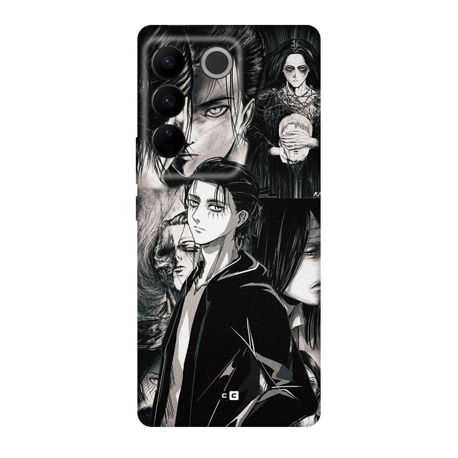 Eren Yeager Titan Original Polycarbonate Back Case for Vivo V27