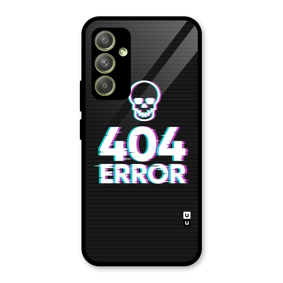 Error 404 Skull Glass Back Case for Galaxy A54