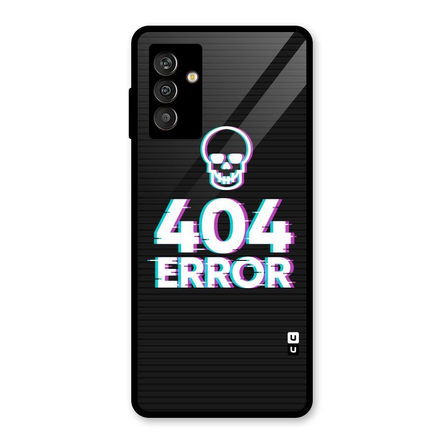 Error 404 Skull Glass Back Case for Galaxy M13
