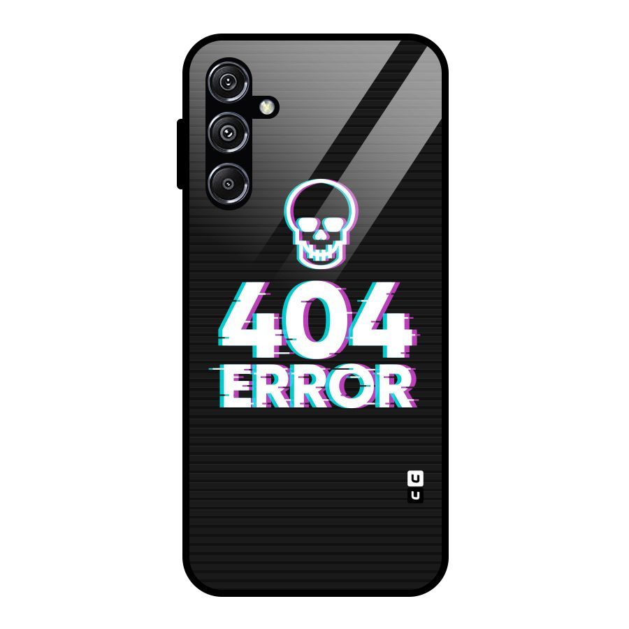 Error 404 Skull Glass Back Case for Galaxy M34 5G