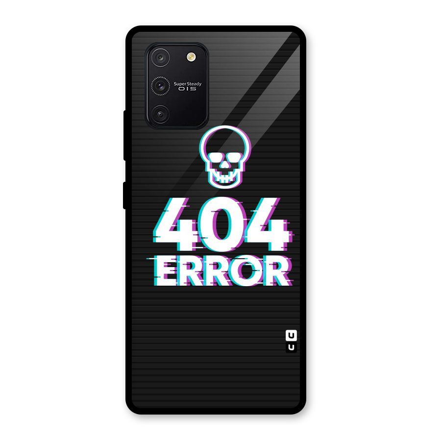 Error 404 Skull Glass Back Case for Galaxy S10 Lite