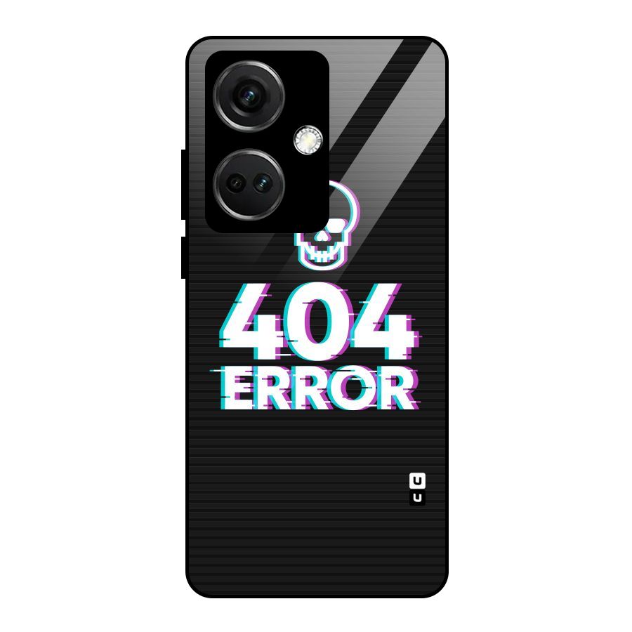 Error 404 Skull Glass Back Case for OnePlus Nord CE 3 5G