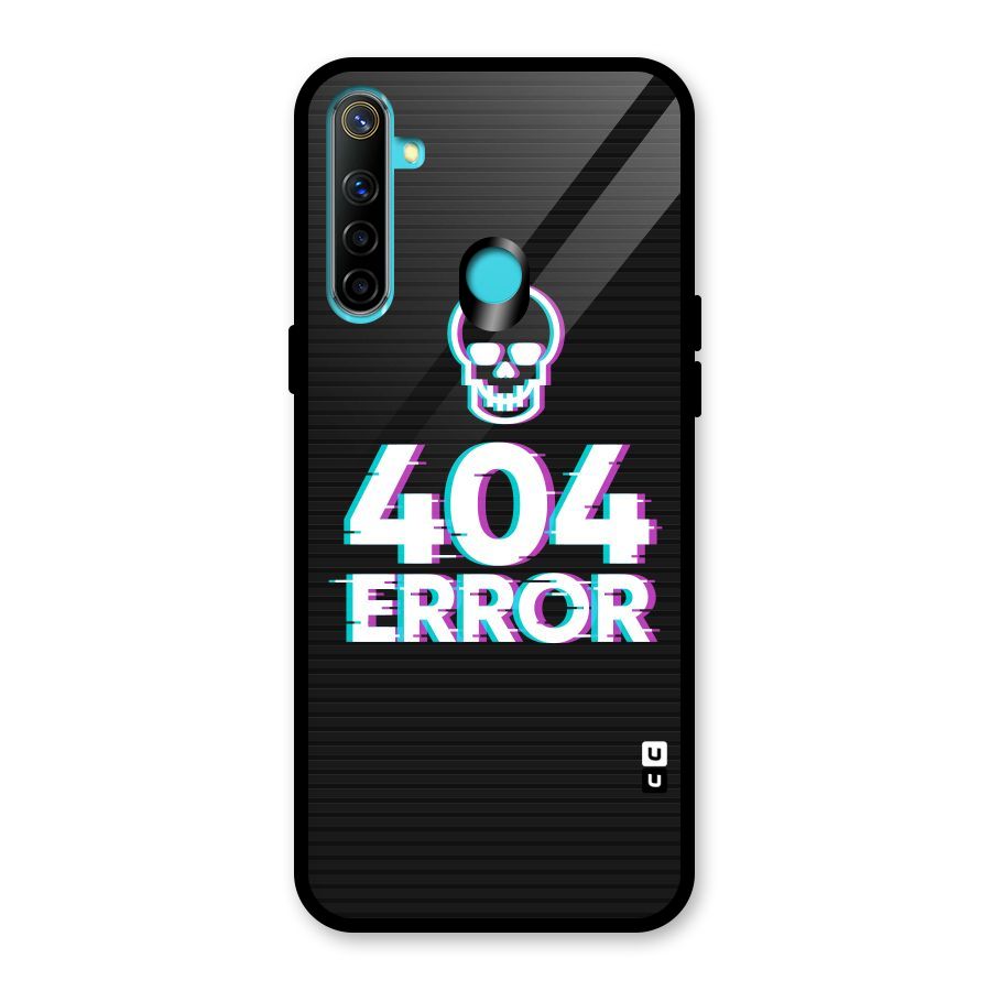 Error 404 Skull Glass Back Case for Realme Narzo 10