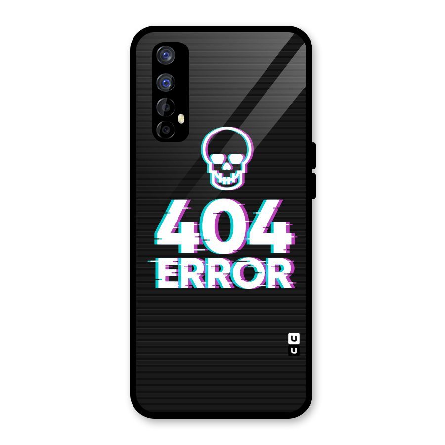 Error 404 Skull Glass Back Case for Realme Narzo 20 Pro