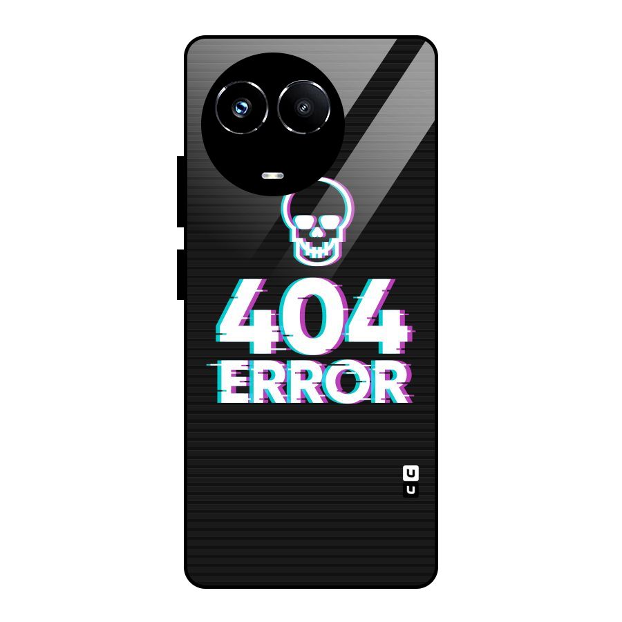 Error 404 Skull Glass Back Case for Realme Narzo 60X
