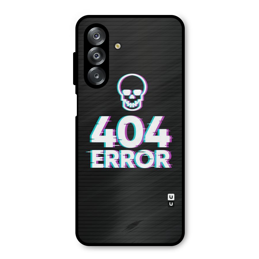 Error 404 Skull Metal Back Case for Galaxy A26
