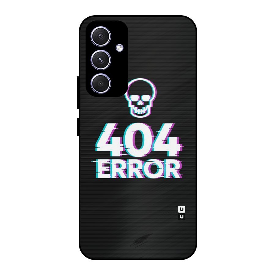 Error 404 Skull Metal Back Case for Galaxy A54
