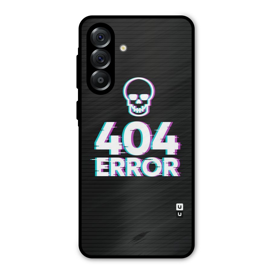Error 404 Skull Metal Back Case for Galaxy A56