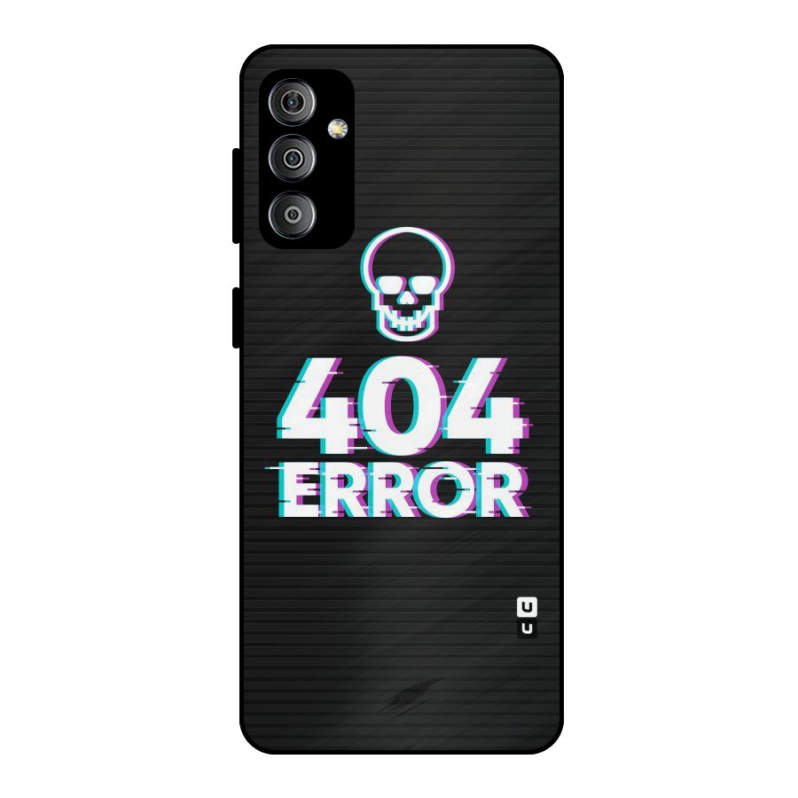 Error 404 Skull Metal Back Case for Galaxy F23