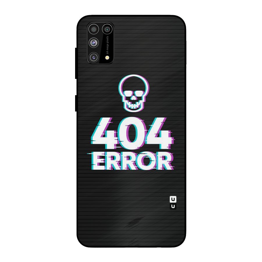Error 404 Skull Metal Back Case for Galaxy F41