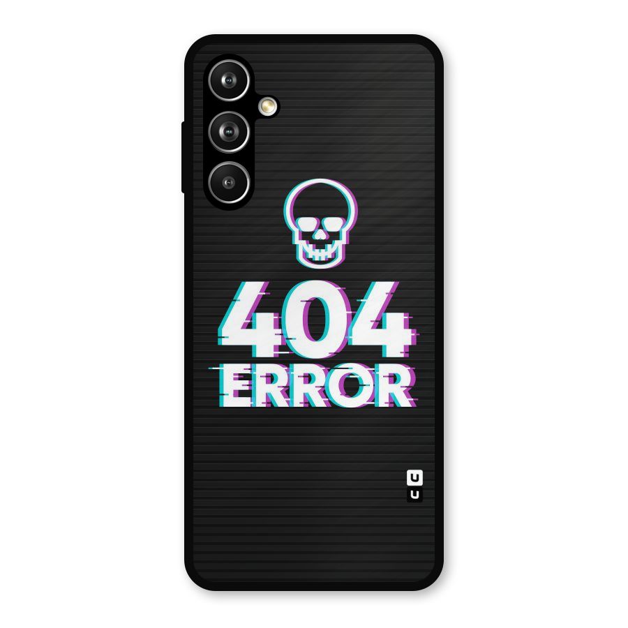 Error 404 Skull Metal Back Case for Galaxy F54