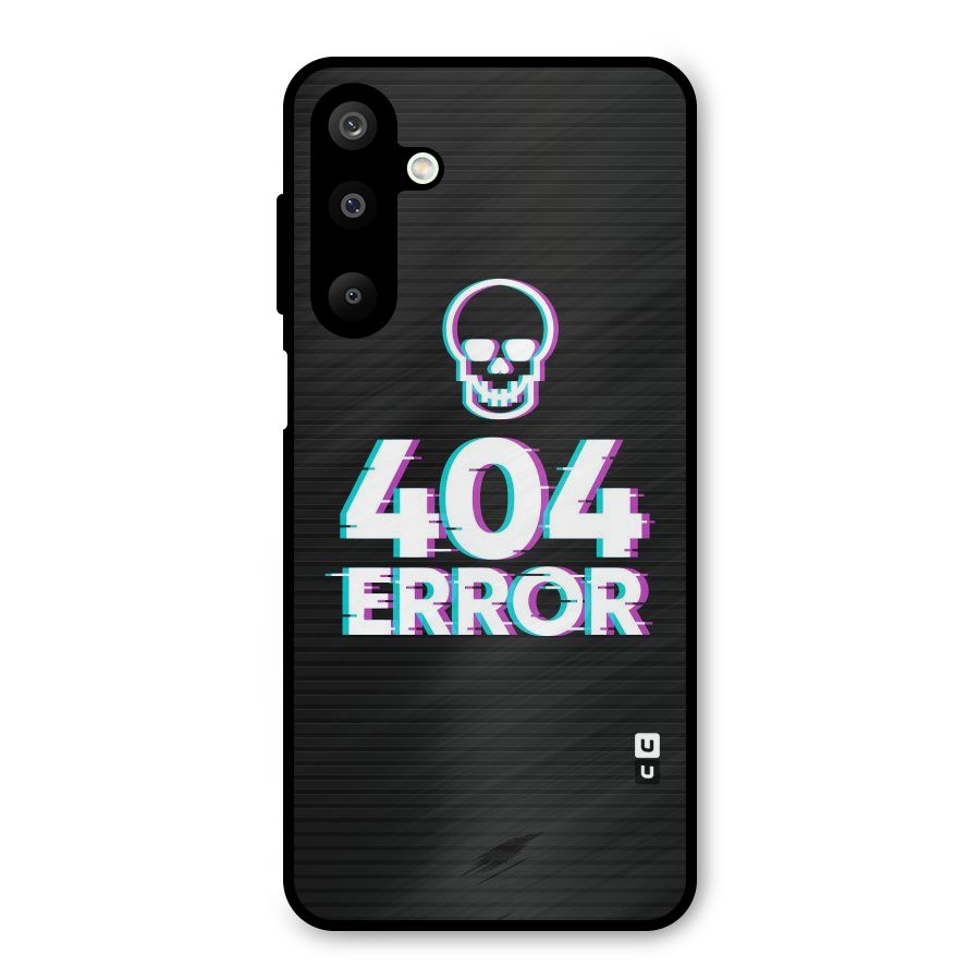 Error 404 Skull Metal Back Case for Galaxy M16