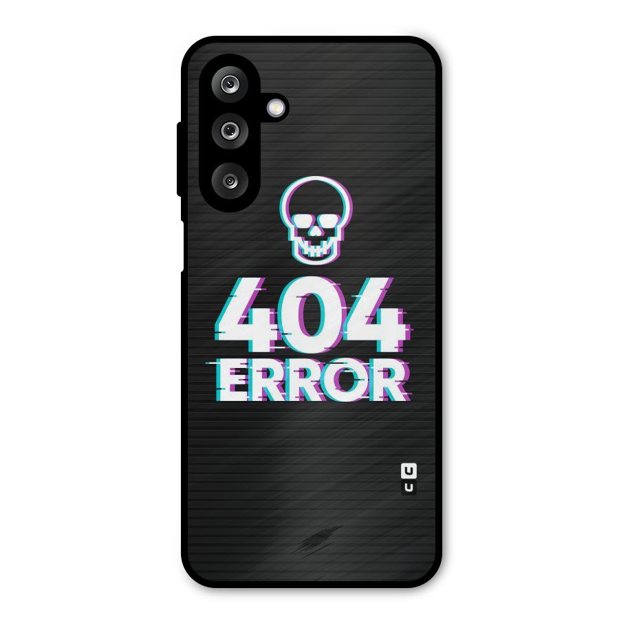 Error 404 Skull Metal Back Case for Galaxy M36