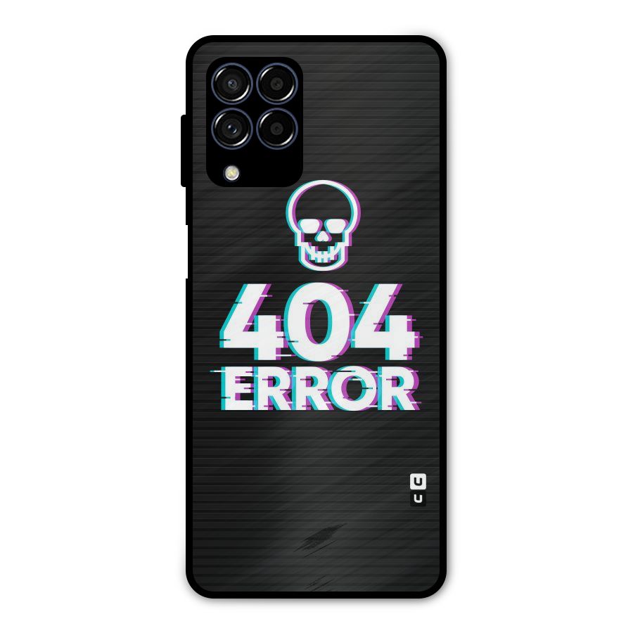 Error 404 Skull Metal Back Case for Galaxy M53 5G
