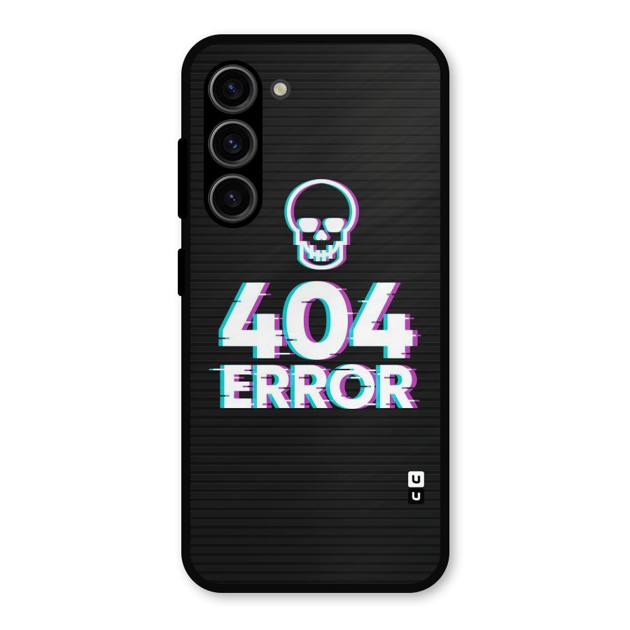 Error 404 Skull Metal Back Case for Galaxy S23