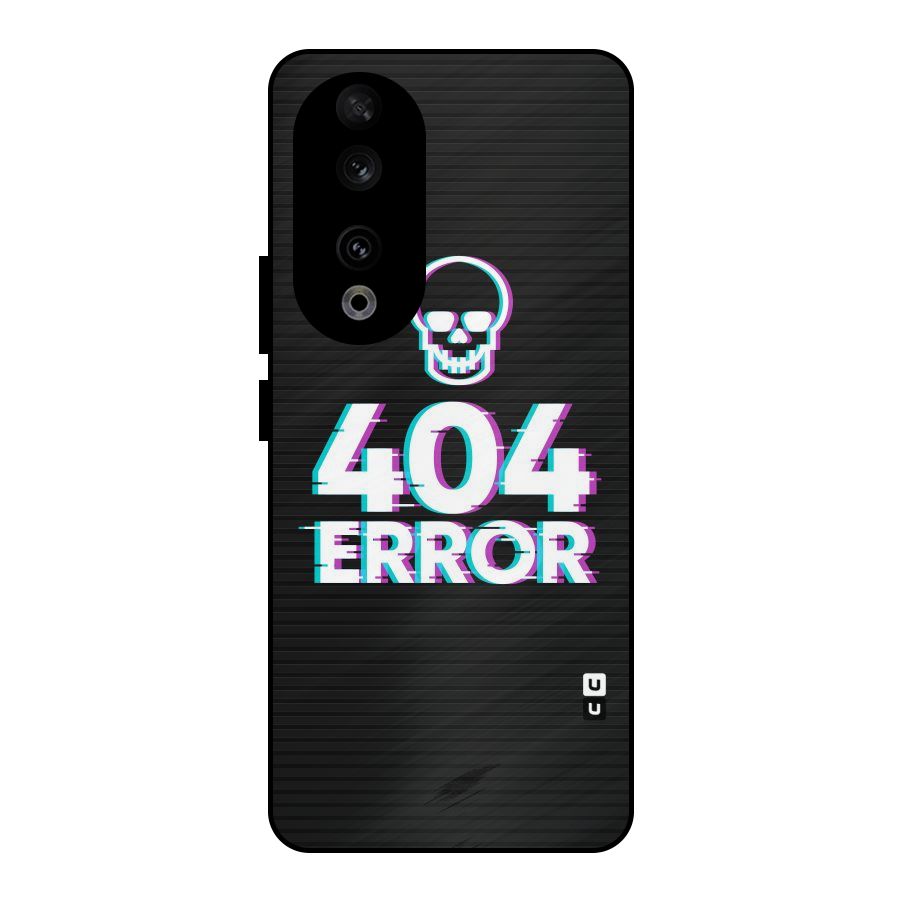 Error 404 Skull Metal Back Case for Honor 90