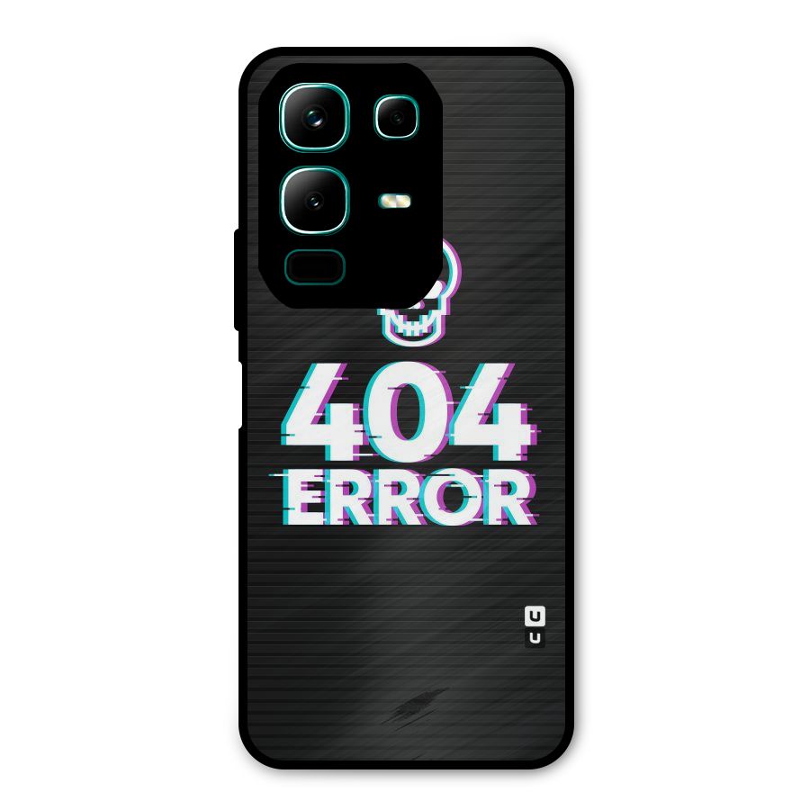 Error 404 Skull Metal Back Case for Infinix Note 50x