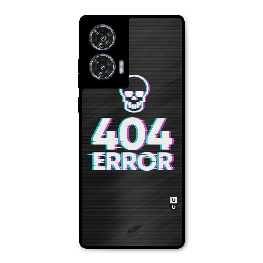 Error 404 Skull Metal Back Case for Motorola G96