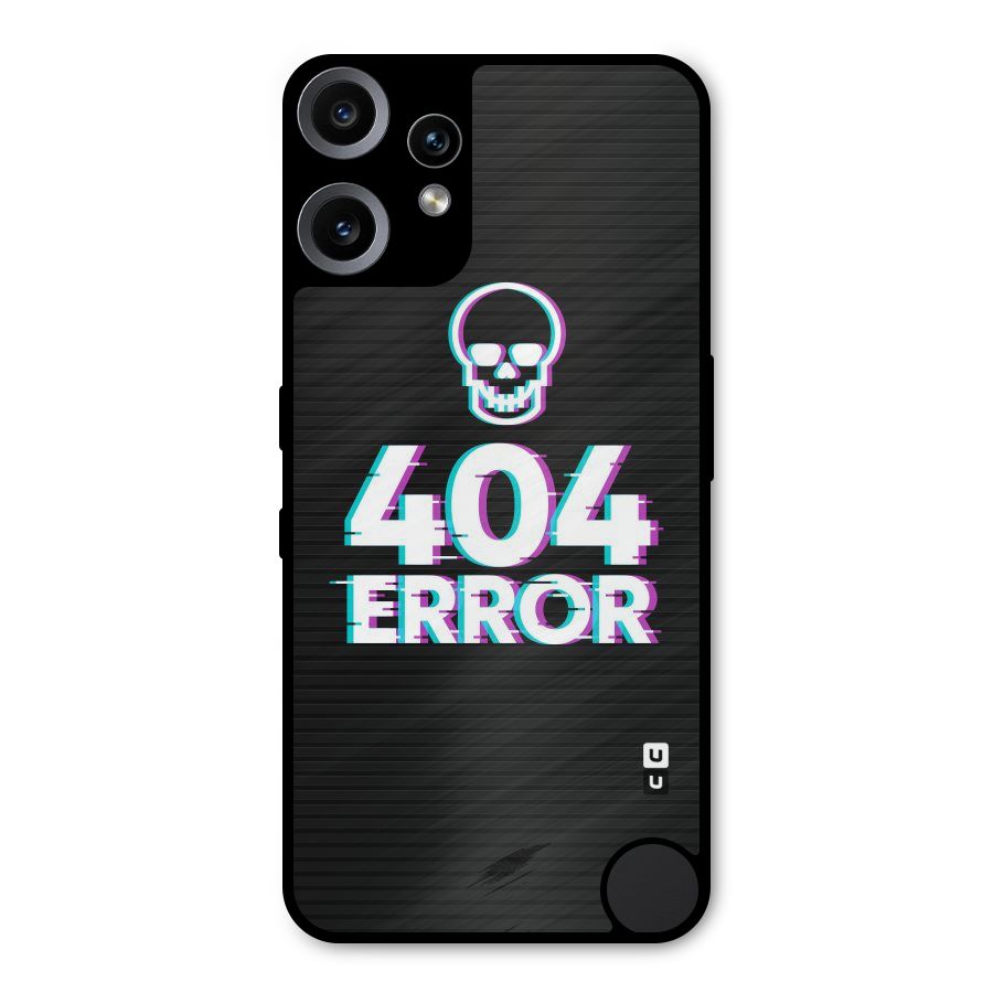 Error 404 Skull Metal Back Case for Nothing CMF Phone 2 Pro