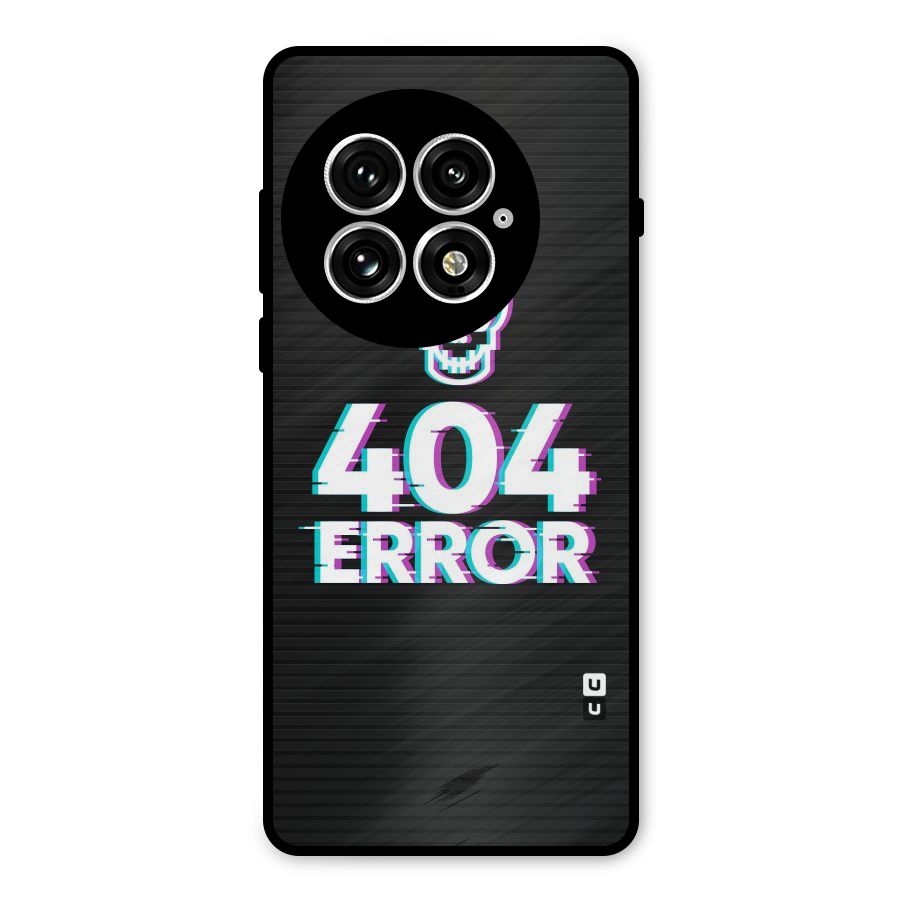 Error 404 Skull Metal Back Case for OnePlus 13