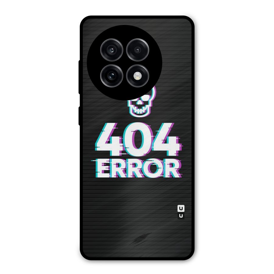 Error 404 Skull Metal Back Case for OnePlus 13R