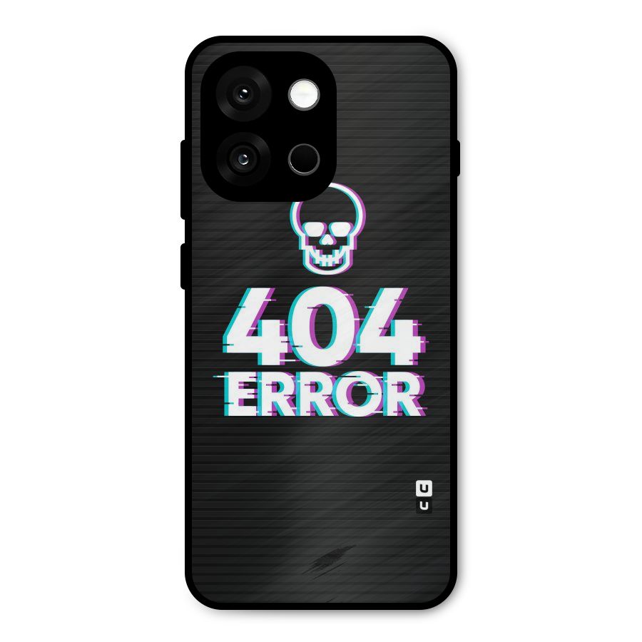 Error 404 Skull Metal Back Case for OnePlus 13s