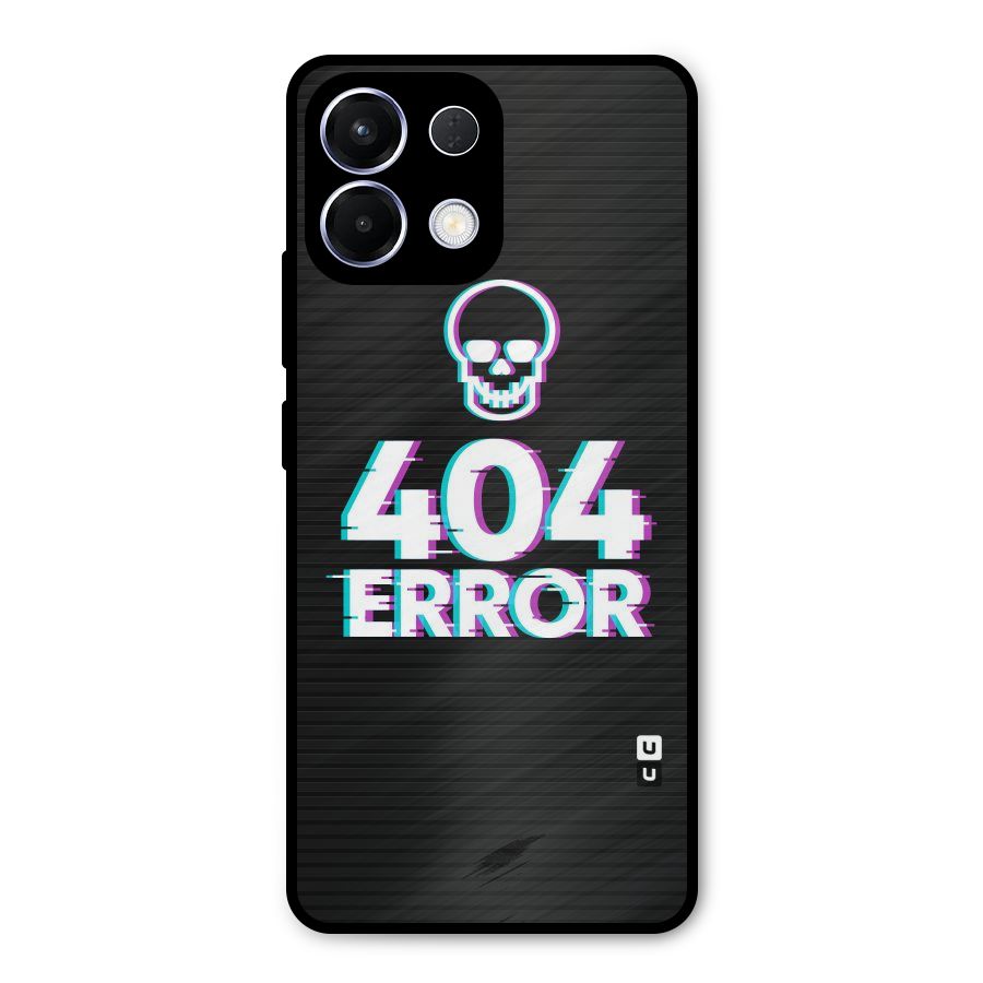 Error 404 Skull Metal Back Case for Oppo K13