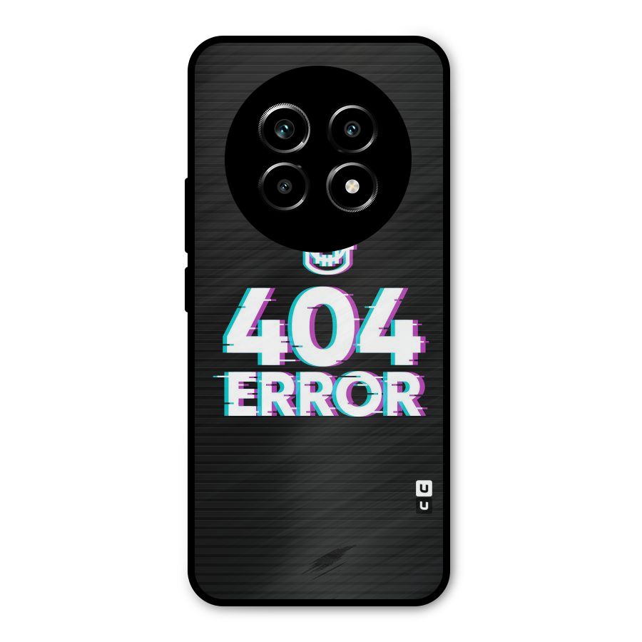 Error 404 Skull Metal Back Case for Realme 13 Pro