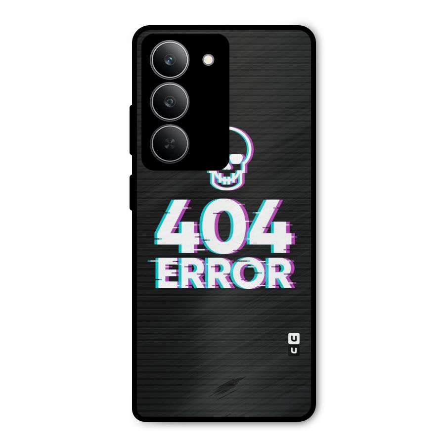 Error 404 Skull Metal Back Case for Realme 14x