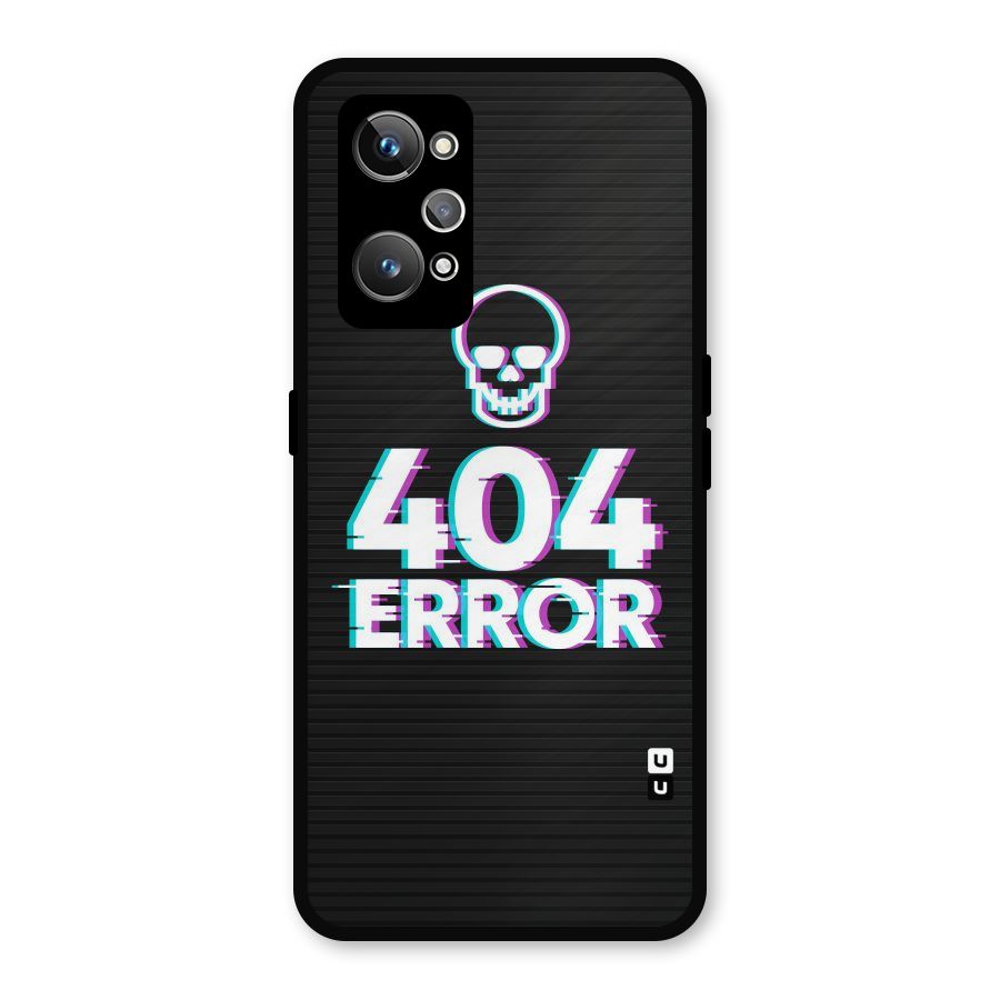 Error 404 Skull Metal Back Case for Realme GT 2