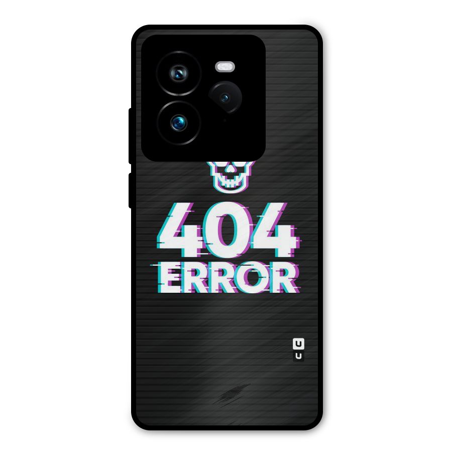 Error 404 Skull Metal Back Case for Realme GT 7 Pro