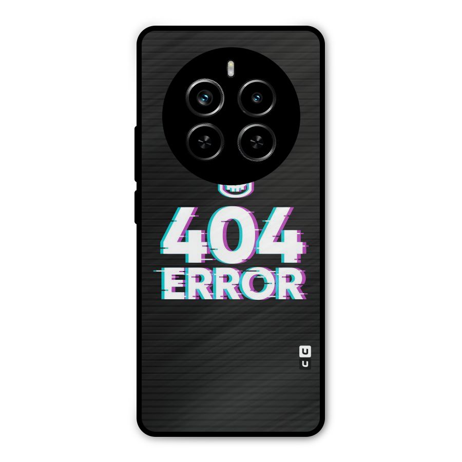 Error 404 Skull Metal Back Case for Realme P1 Pro