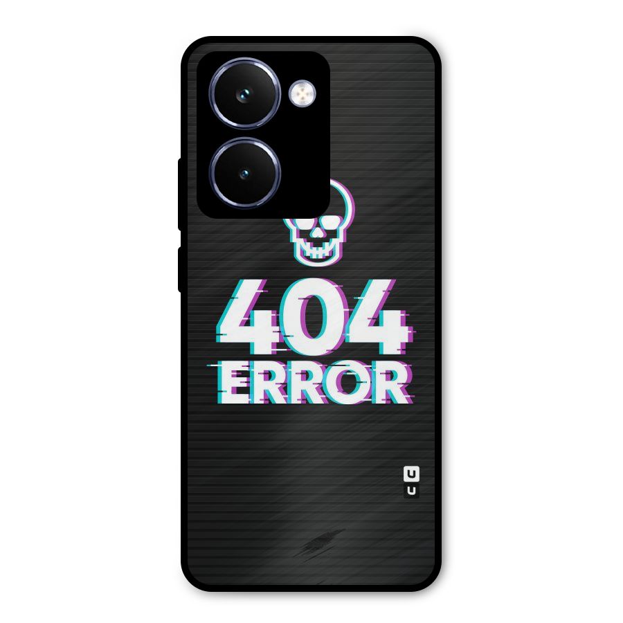 Error 404 Skull Metal Back Case for Realme P3 Ultra