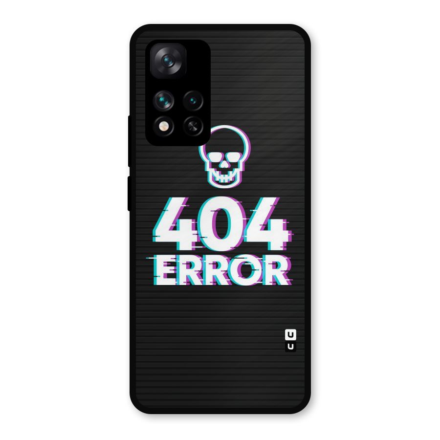 Error 404 Skull Metal Back Case for Xiaomi 11i 5G