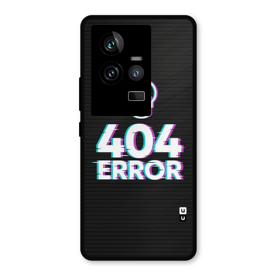 Error 404 Skull Metal Back Case for iQOO 11 5G