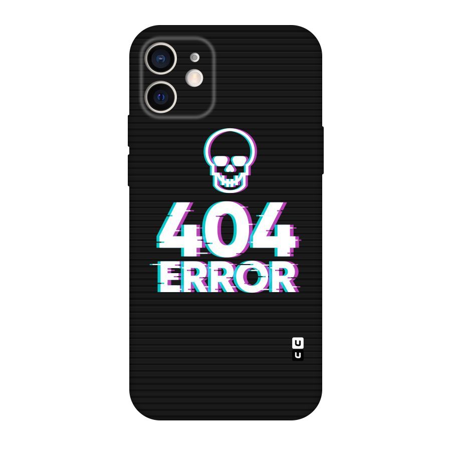 Error 404 Skull Original Polycarbonate Back Case for iPhone 12